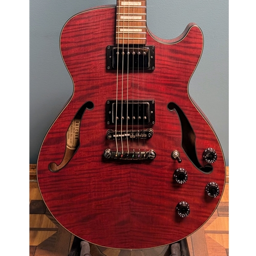 Used Ibanez AGS83BZ-WRF Artcore Electric Guitar, Wine Red Flat