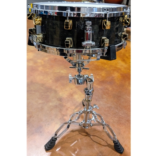 Used Yamaha MSD0105 14" Maple Custom Snare Drum, Black