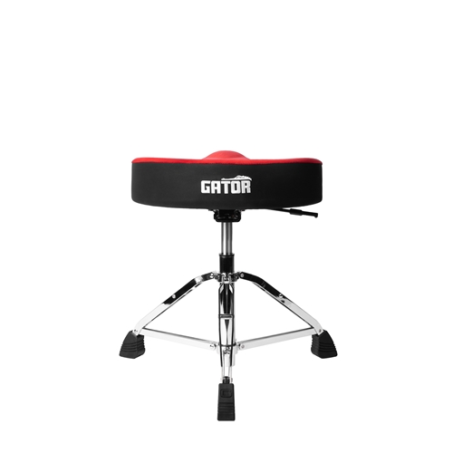Gator GP-DTH-ASD-RD Red Drum Throne Saddle Seat with Air Ride Height Adjustment