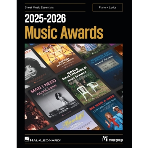 2025-2026 Music Awards Piano and Lyrics Softcover