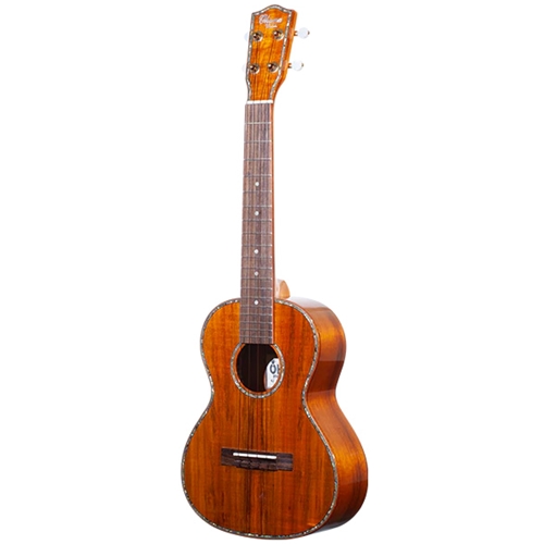 OHANA  TK-350G Tenor Ukulele, All Solid Hawaiian Koa W/Case