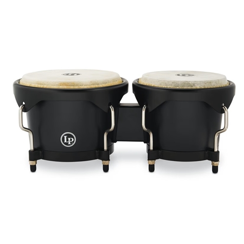 LP LP601D-OX Discovery Series 6-1/4" and 7-1/4" Bongos, Onyx Black