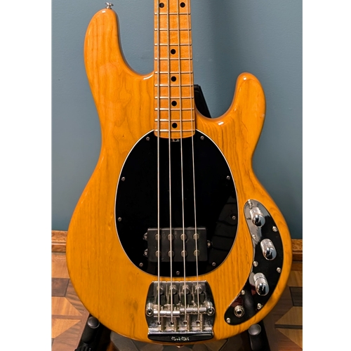 Used Music Man 2018 Classic StingRay 2 EQ, 4-String Electric Bass Guitar, Natural