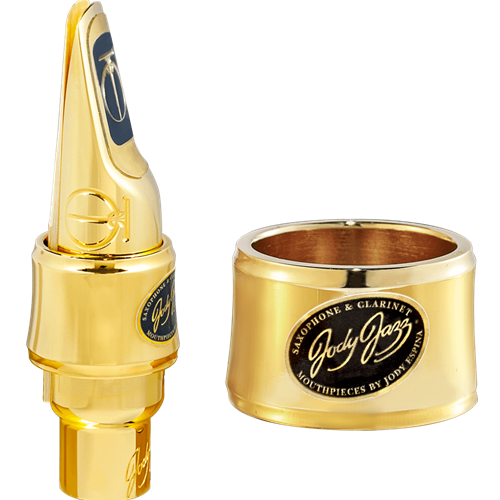 JodyJazz JJ-AS1 Power Ring Ligature AS1 - Gold w/Cap