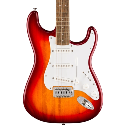 0373150547 Squier Sonic Stratocaster, Laurel Fingerboard, White Pickguard, Sienna Sunburst