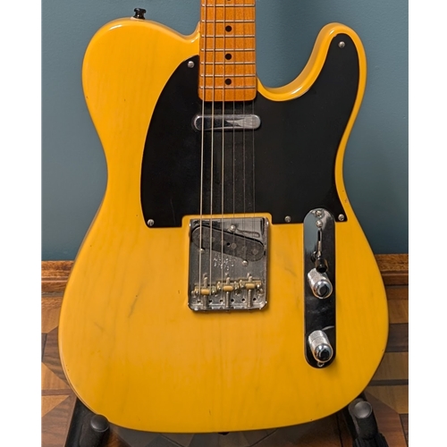 Fender American Vintage '52 Telecaster Reissue Electric Guitar, Butterscotch Blonde