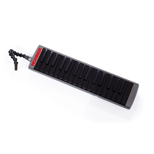 Hohner C944015 Airboard 32 Melodica, Red Carbon Print