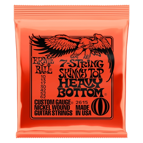 Ernie Ball EB2615 7-String Slinky Skinny Top /Heavy Bottom (10-62)