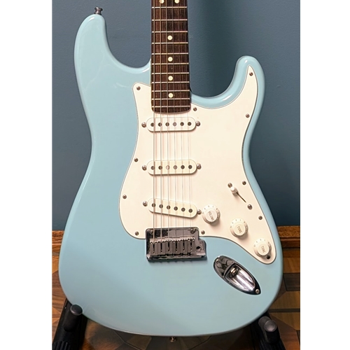 Used Fender American Standard Stratocaster Electric Guitar, Sonic Blue