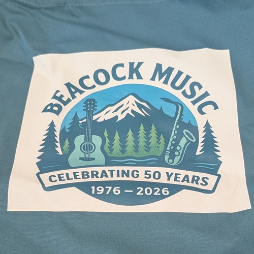 50THANNIVERSARYTOTE Beacock Music 50th Anniversary Tote Bag