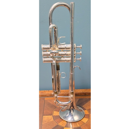 Used Yamaha YTR-5335GSIIAL Allegro Bb Trumpet, Silver