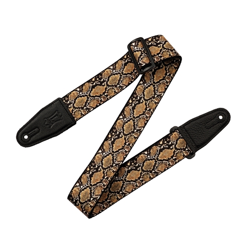 Levy's MP2AP-SNK 2" Brown Python Sublimation Strap