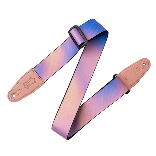 Levy's MP2CG-002 Cyber Gradient Guitar Strap - Pink and Purple
