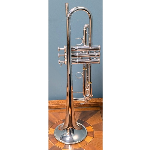 Used Yamaha YTR-8335LAS Custom Wayne Bergeron Bb Trumpet, Silver
