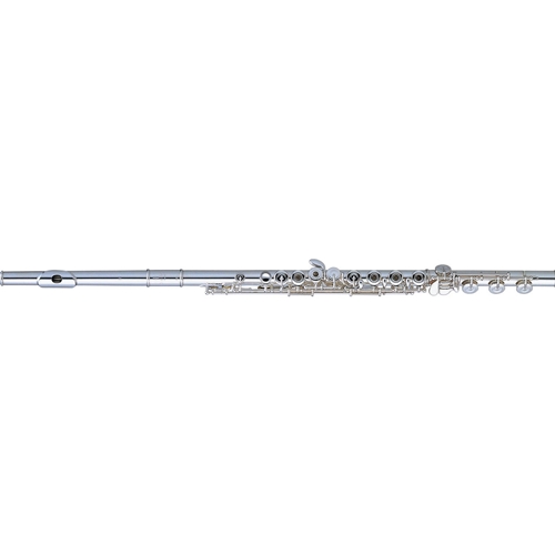 Pearl 765 Quantz Series Silver Open Hole Flute w/Offset G. Split E and Low B, B Stock