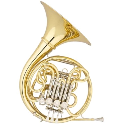 Shires SHRQ21U Q21 Dbl Horn w/ Detachable Bell - Unlacquered