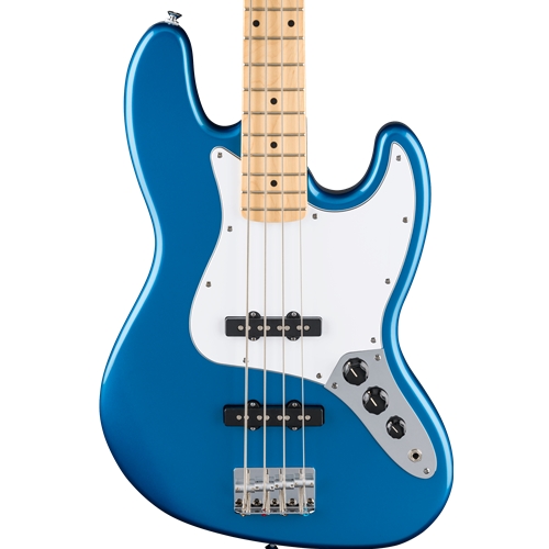 Fender Standard Jazz Electric Bass Guitar, Aqua Marine Metallic