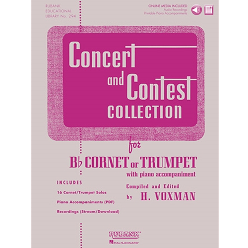 Concert and Contest Collection for Bb Cornet or Trumpet Solo Book with Online Media