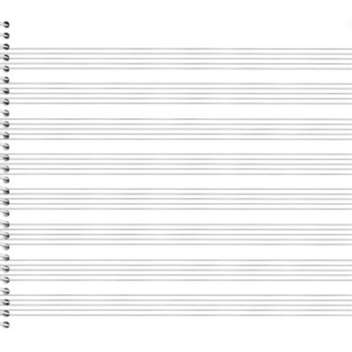 79. SPIRAL BOOK 8-STAVE Passantino Manuscript Paper