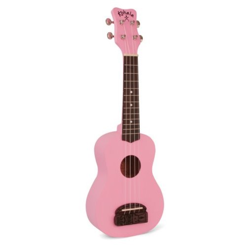 Kohala KT-SPI Tiki Soprano Ukulele, Pink