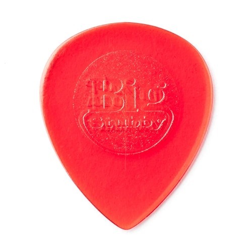 Dunlop 475P1.0 Big Stubby Guitar Picks, 1.0mm Red 6 Pack