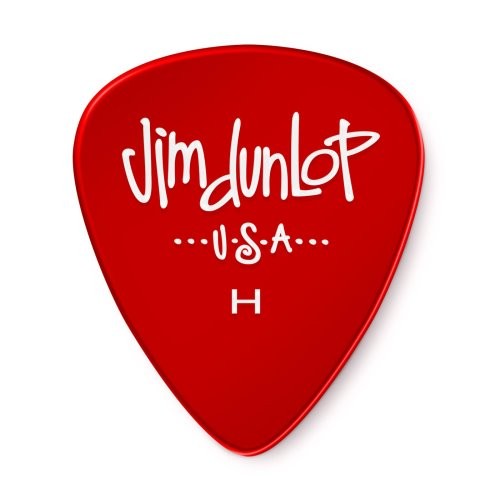 Dunlop 486PHV Gels Guitar Pick, Heavy Red, 12 Pack