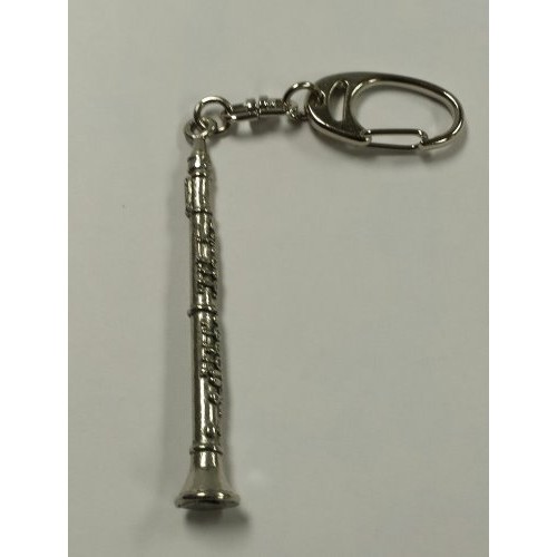 Music Gift KEY35 Clarinet Pewter Keychain