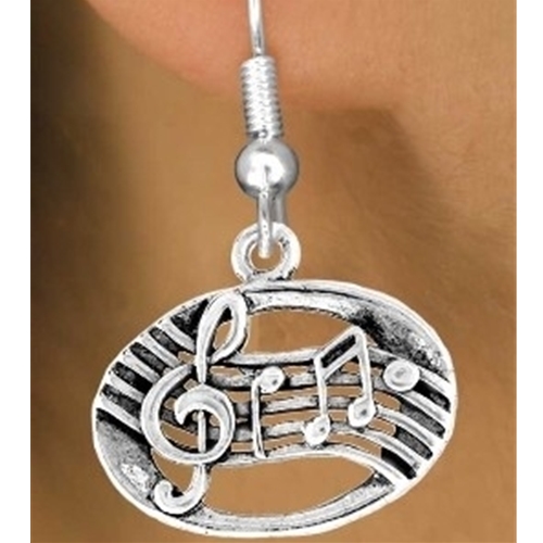 Music Gift RE01 Staff Earring