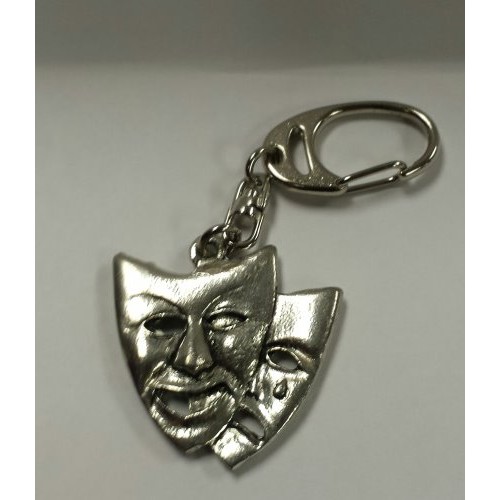 Music Gift KEY26 Theatrical Mask Keychain