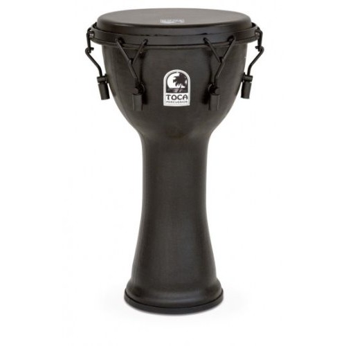 Toca SFDMX-10BM Freestyle Black Mamba Mechanically Tuned Djembe, 10"