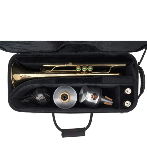 Beacock Music - Protec PB301 Trumpet Case With Music Section, Black