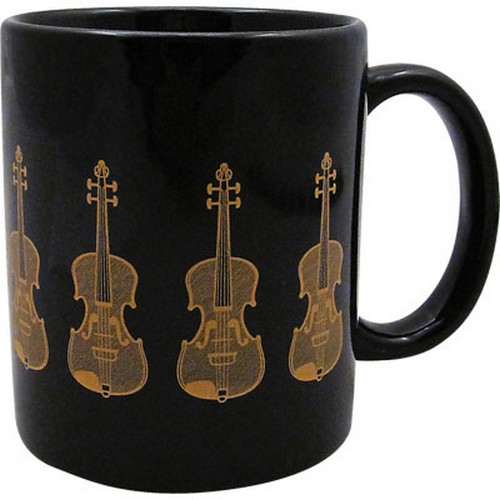 Aim AIM1804 Violin Mug Black and Gold