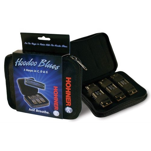 Hohner HBP Hoodoo Blues Harmonica 3-Pack