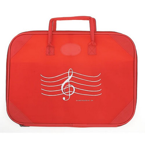 Aim AIM9613 Red G-Clef Briefcase