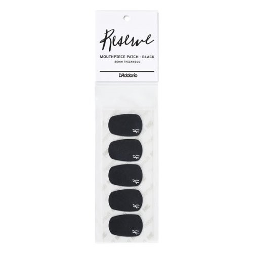 Rico Reserve RMouthpiece01B 5-Pack Reserve Mouthpiece Patch - Black - .80mm