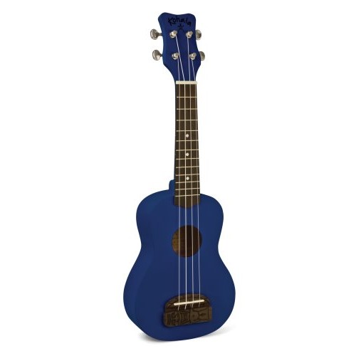 Kohala KT-SBL Tiki Soprano Ukulele, Ocean Blue