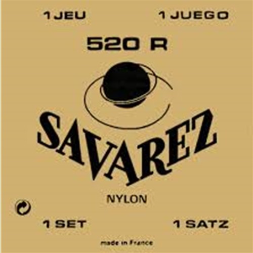 Savarez 520R Red Card Nylon Strings Normal Tension