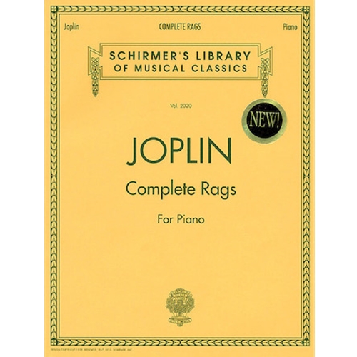 Joplin – Complete Rags for Piano National Federation of Music Clubs 2014-2016 Selection