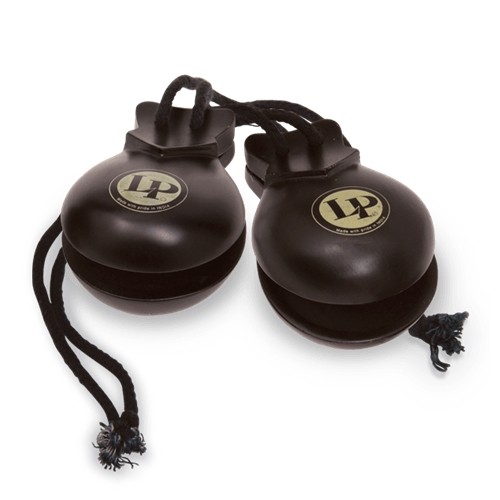 LP LP432 Ebony Castanets Double Handheld