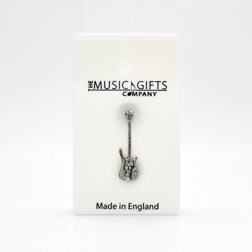 Music Gift MGM5 Pewter Pin - Bass Guitar