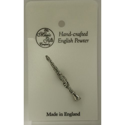 Music Gift M10 Clarinet Pewter Pin