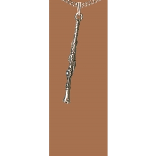 Music Gift PP5 Clarinet Pewter Necklace
