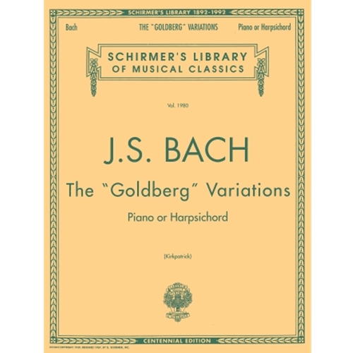Goldberg Variations Piano Solo