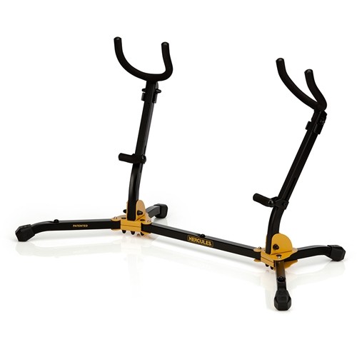 Hercules DS537B Double Alto Sax, Tenor Sax Stand