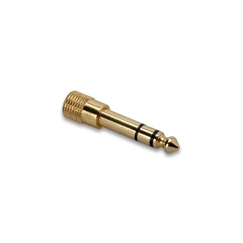 Hosa GHP-105 Headphone Adaptor, 3.5 mm TRS to 1/4 in TRS