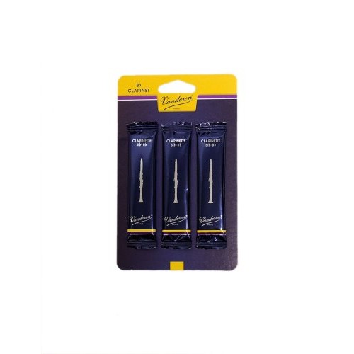 Vandoren Bb Clarinet Reeds, 3-Pack