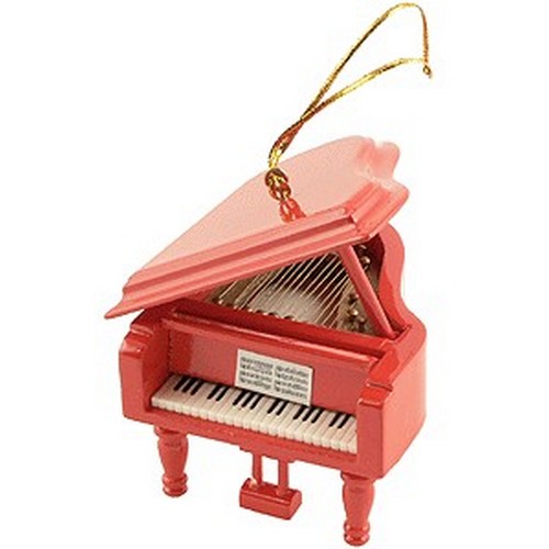 Aim AIM39100 Red Grand Piano Ornament