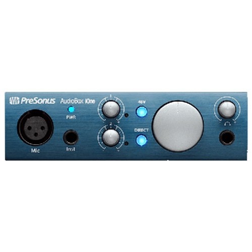 PreSonus AudioBox iOne USB iPad Recording Interface with 2x2 USB and 1 Mic Input