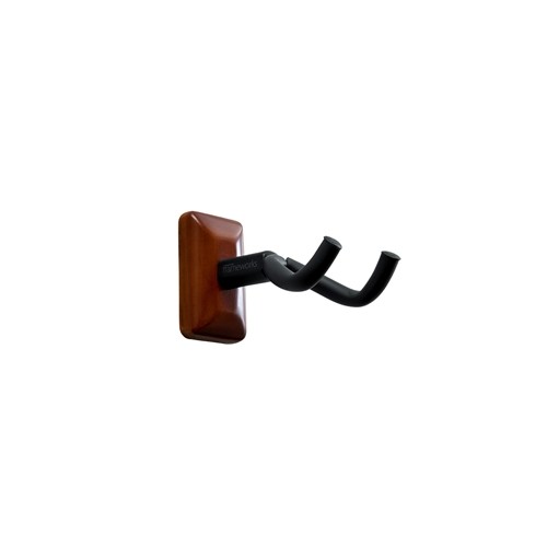 Gator GFWGTRHNGRMHG Wall Mount Guitar Hanger, Mahogany