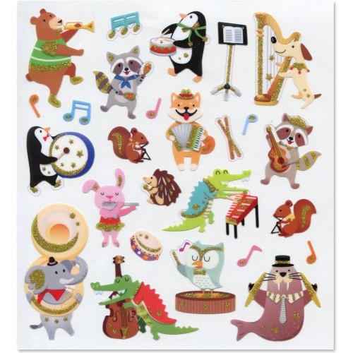 Aim AIM29593 Musical Animals Stickers